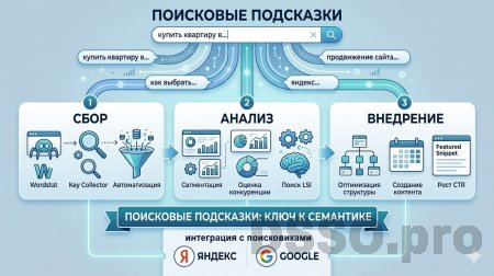 Поисковые подсказки: Фундаментальный гайд по сбору, аналитике и использованию в SEO-продвижении