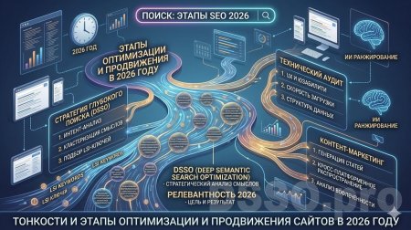 Тонкости и этапы оптимизации и продвижение сайтов в 2026