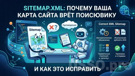 Sitemap.xml: скрытые ошибки, которые незаметно подрывают доверие поисковика, и как это исправить за один вечер