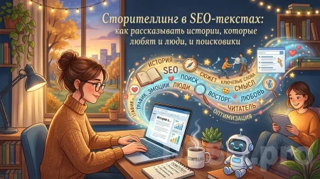 Сторителлинг в SEO-текстах: как рассказывать истории, которые любят и люди, и поисковики