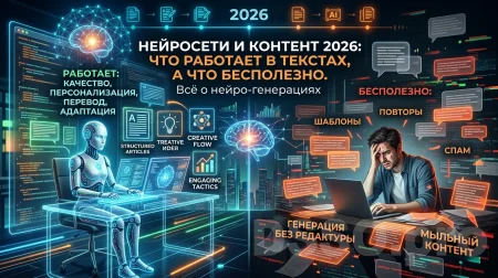 Как нейросети изменили контент: что работает в 2026, а что уже – мёртвый груз