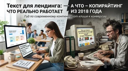 Текст для лендинга: что работает в 2026, а не то, что работало в копирайтинге 2018 года