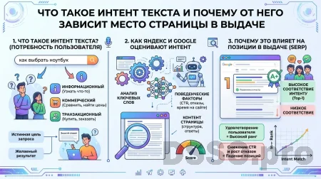 Что такое интент текста и почему от него зависит место страницы в выдаче